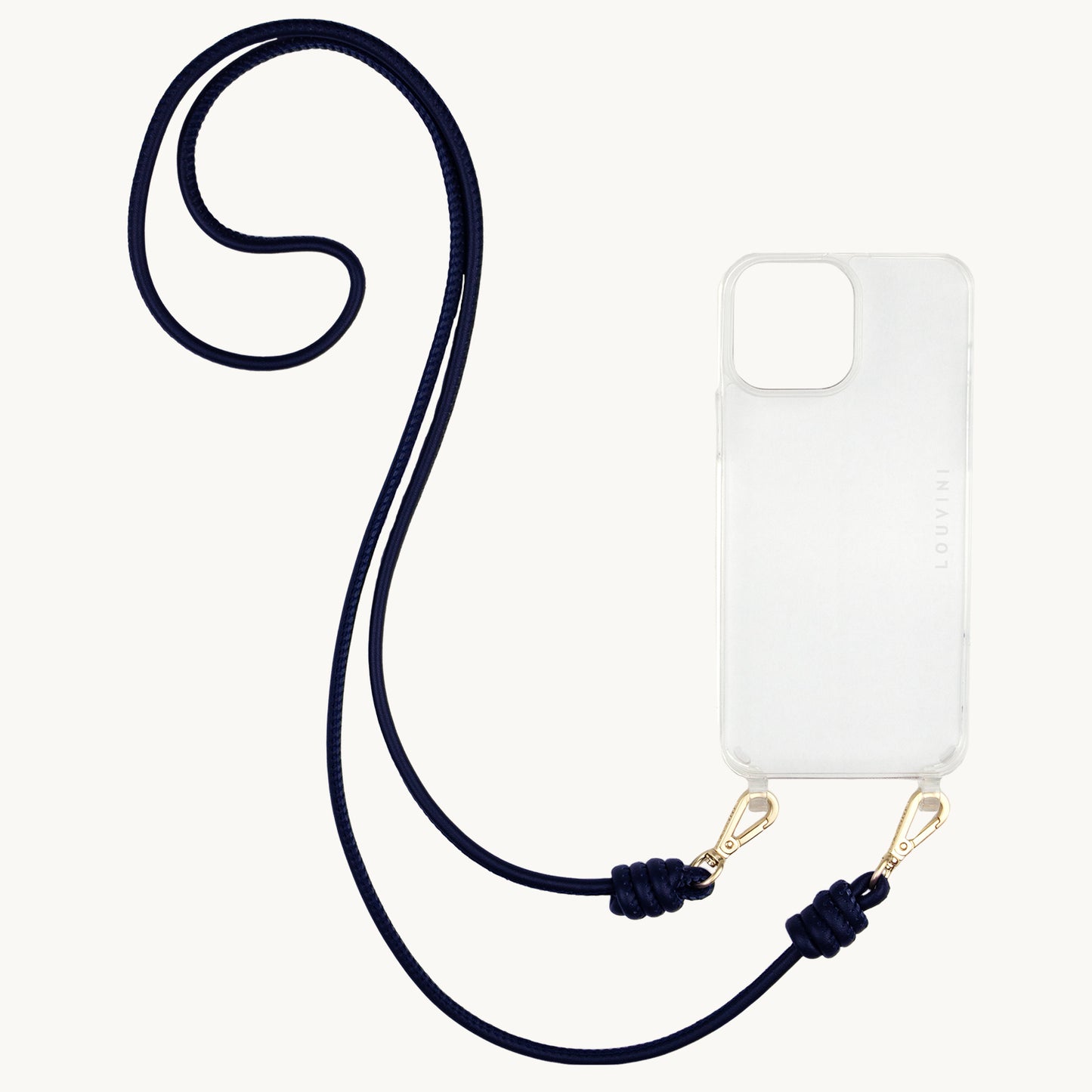 KATE LEATHER CORD - NAVY