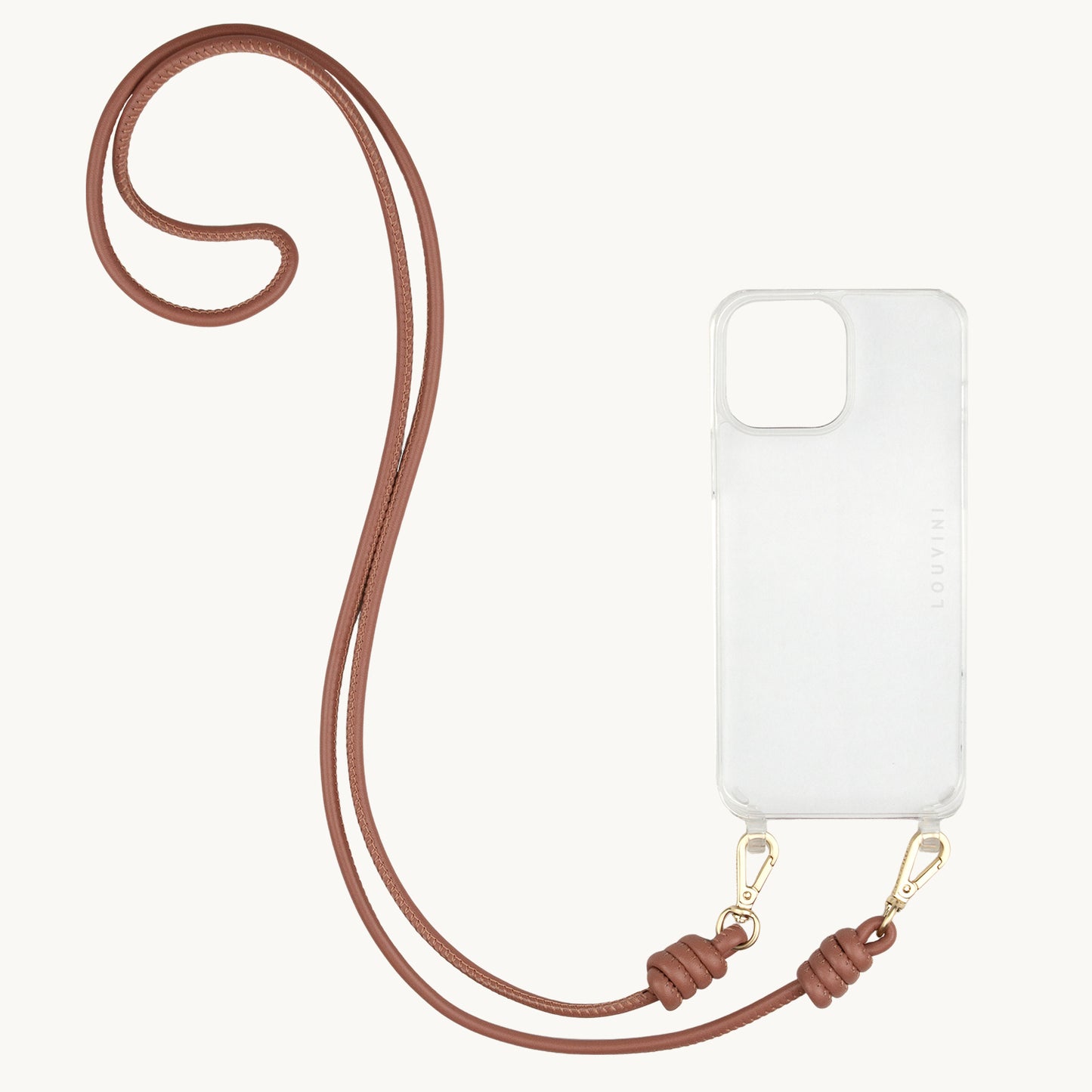 KATE LEATHER CORD - OLD PINK