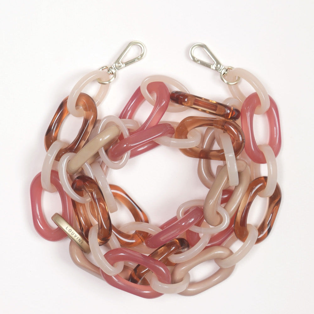 CHIARA CHAIN - NUDE-PINK