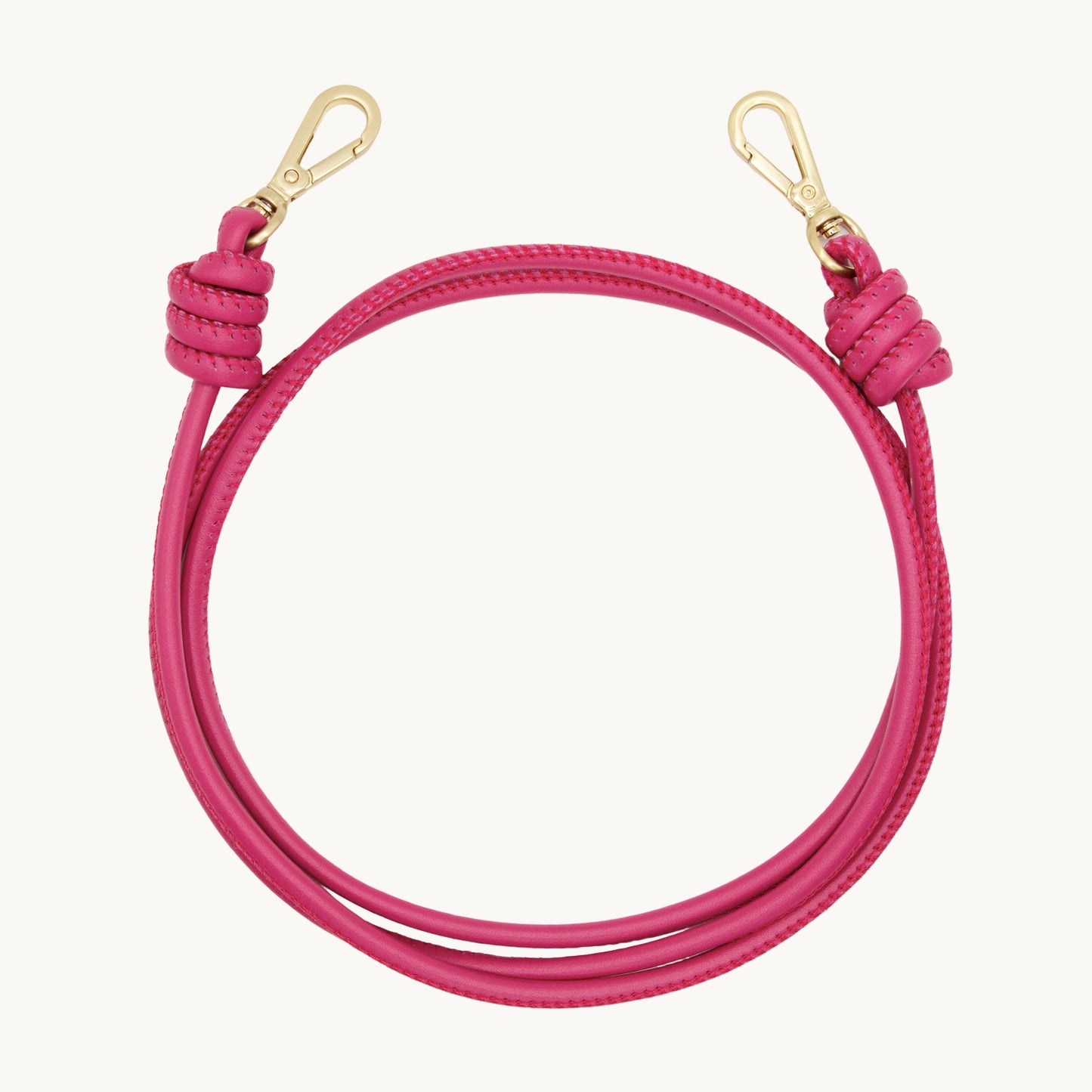 KATE LEATHER CORD - FUCHSIA