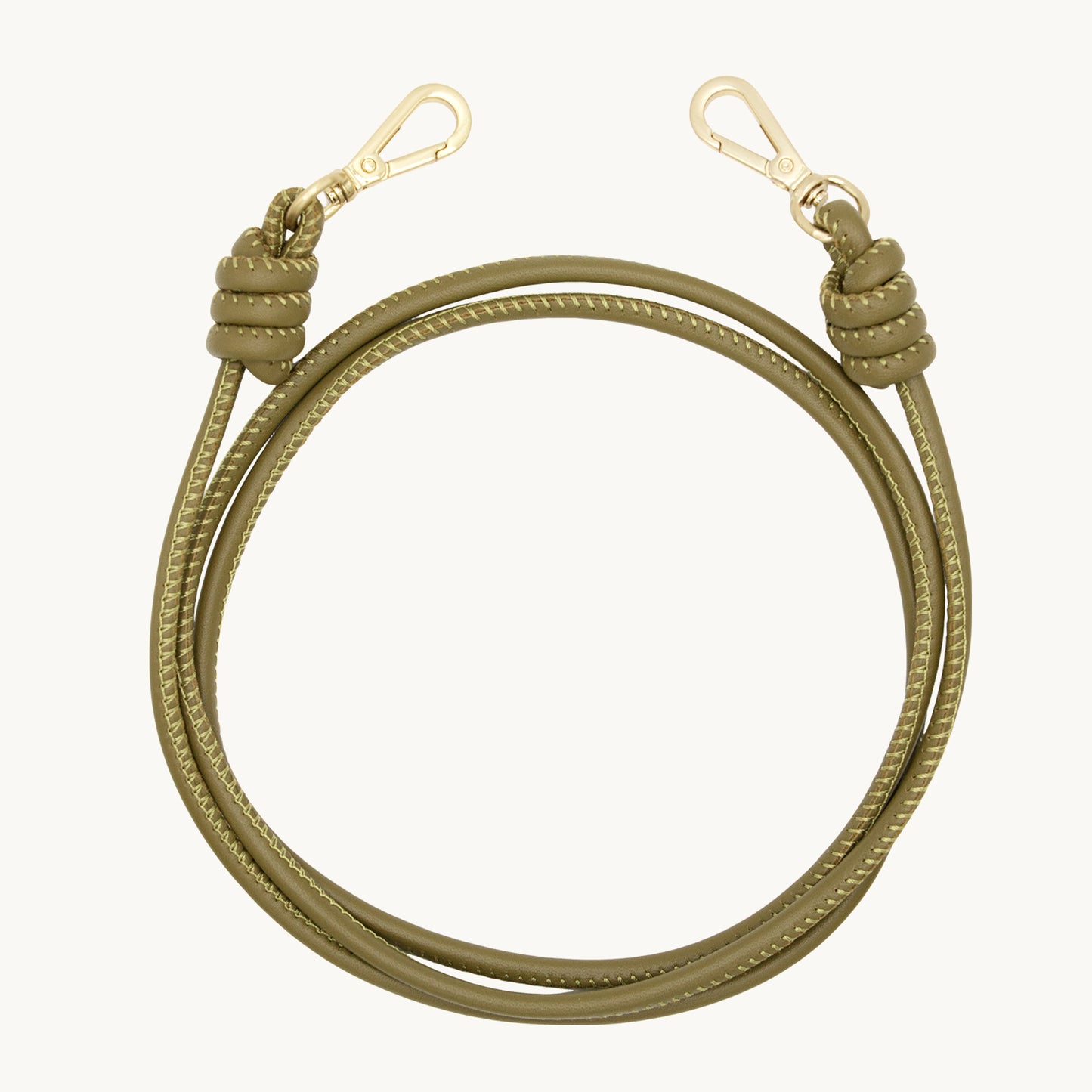 KATE LEATHER CORD - KHAKI