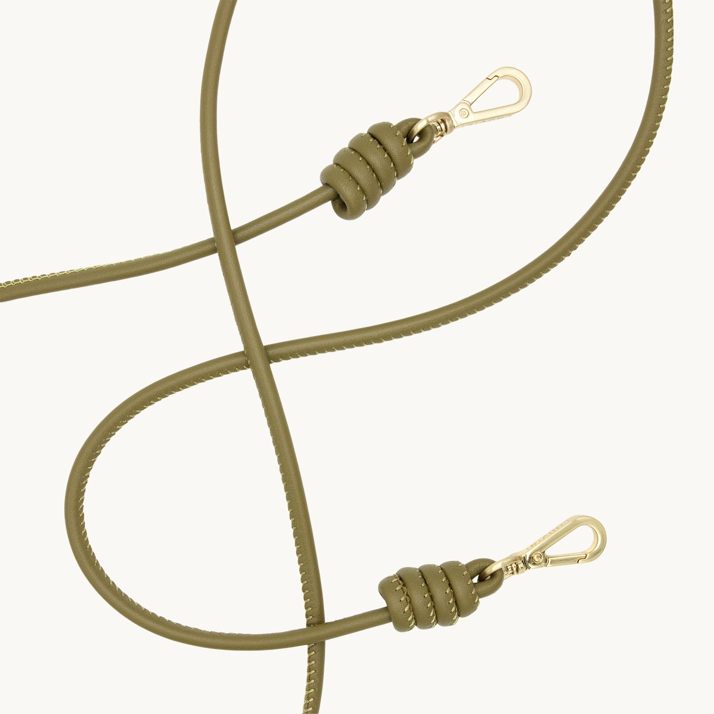 KATE LEATHER CORD - KHAKI