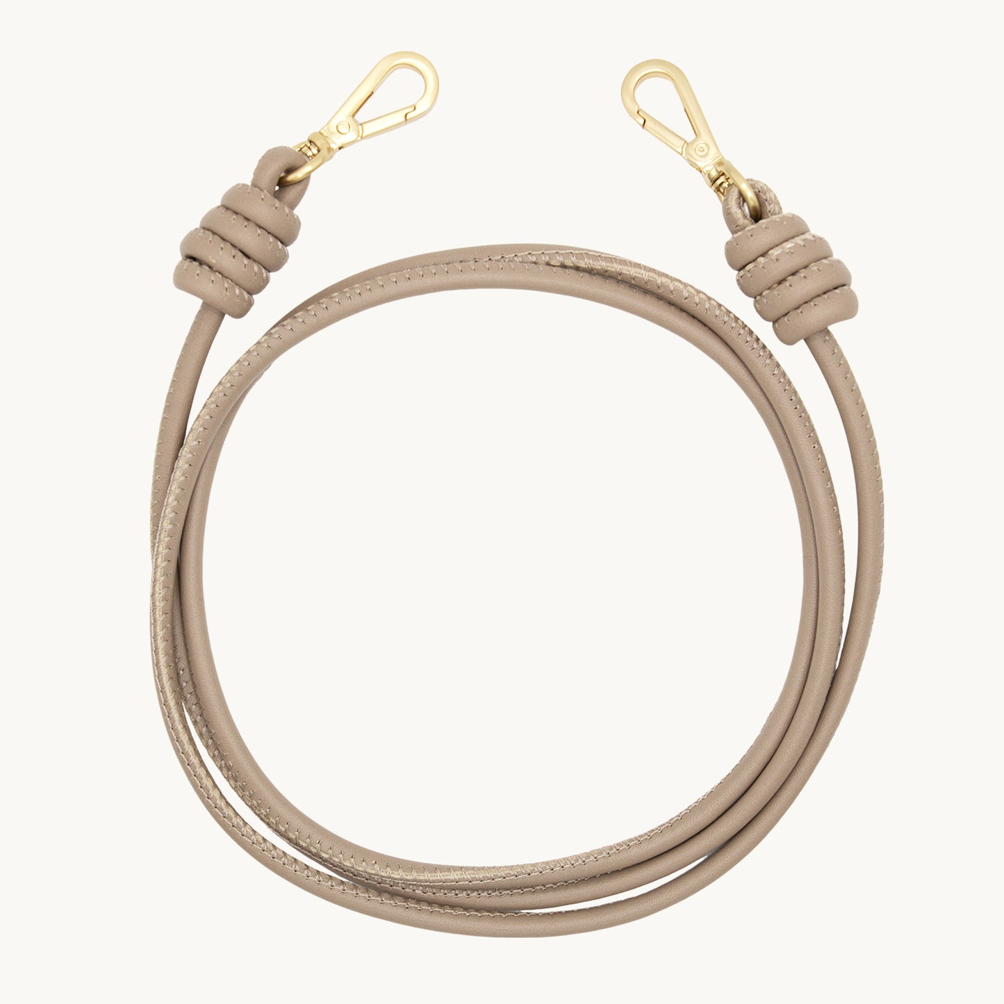 CORDON CUIR KATE - TAUPE