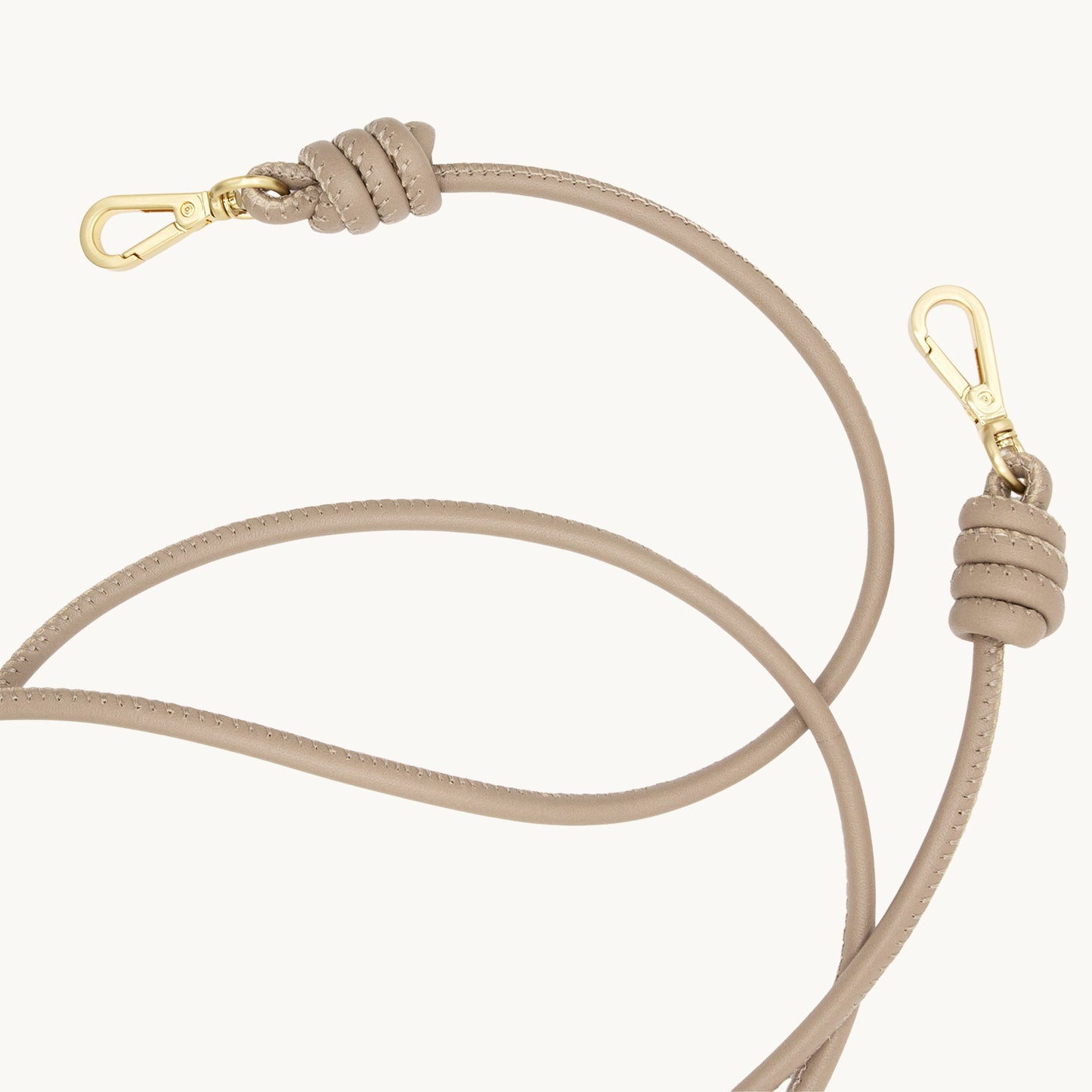 CORDON CUIR KATE - TAUPE