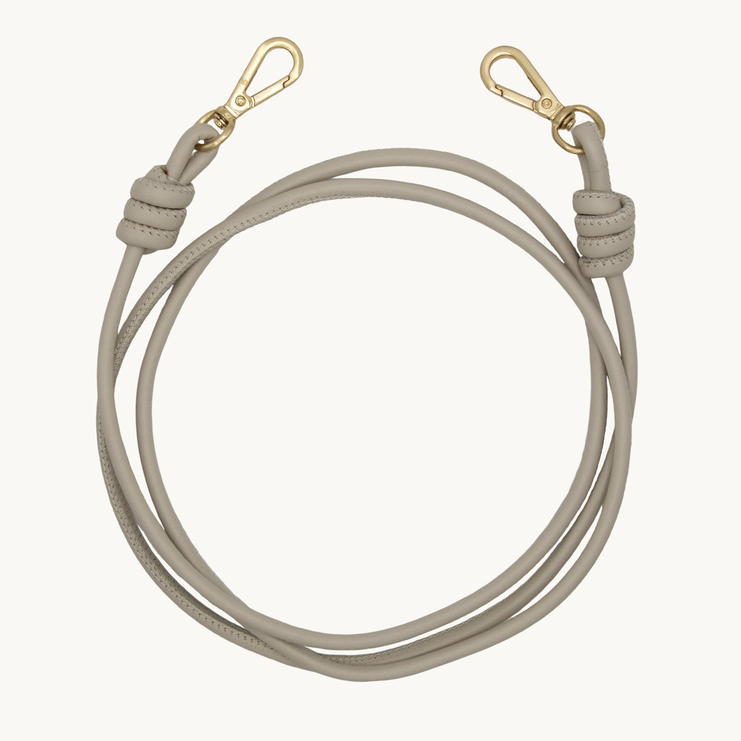 KATE LEATHER CORD - CREAM