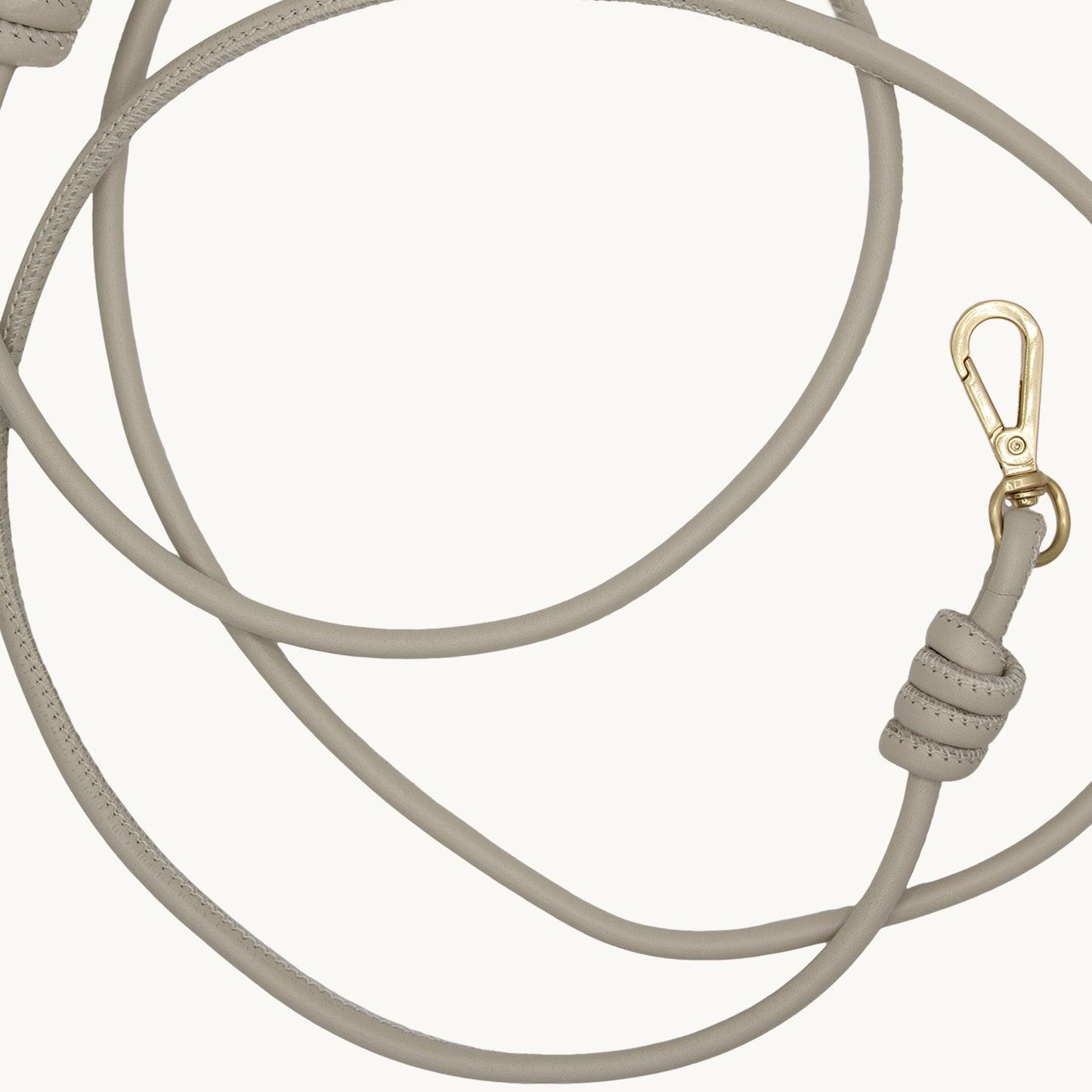 KATE LEATHER CORD - CREAM