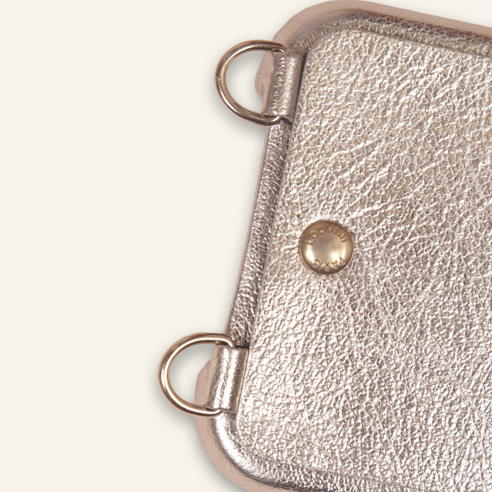 LOU CASE - METALLIC GOLD-SILVER 