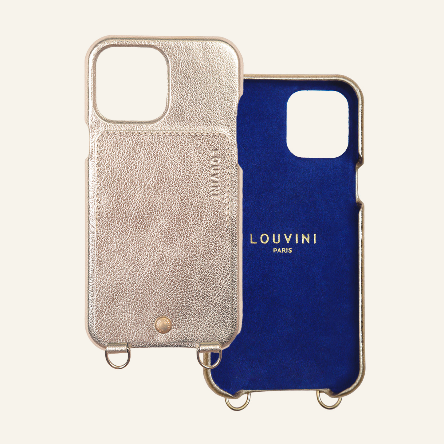 LOU CASE - METALLIC GOLD-SILVER 