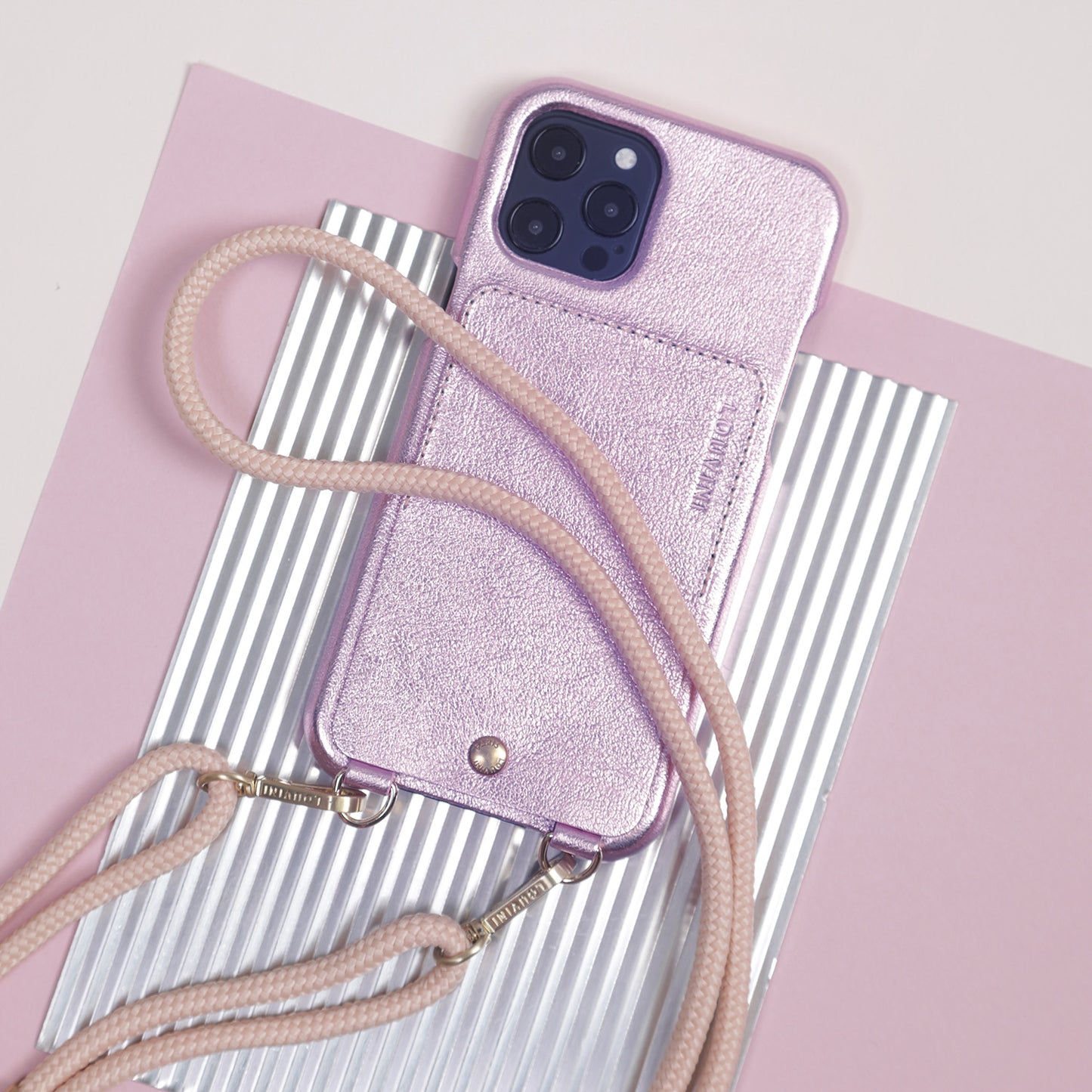 LOU CASE - METALLIC PINK