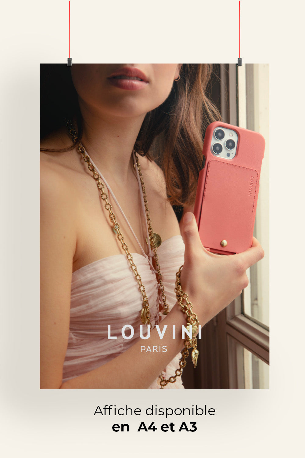 AFFICHE 2 LOUVINI - COQUE LOU - AVEC/SANS SUPPORT