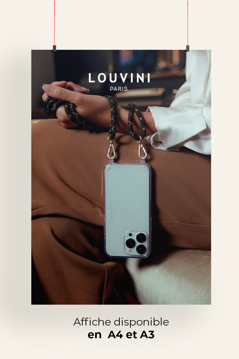 AFFICHE 1 LOUVINI - COQUE CHARLIE AVEC/SANS SUPPORT