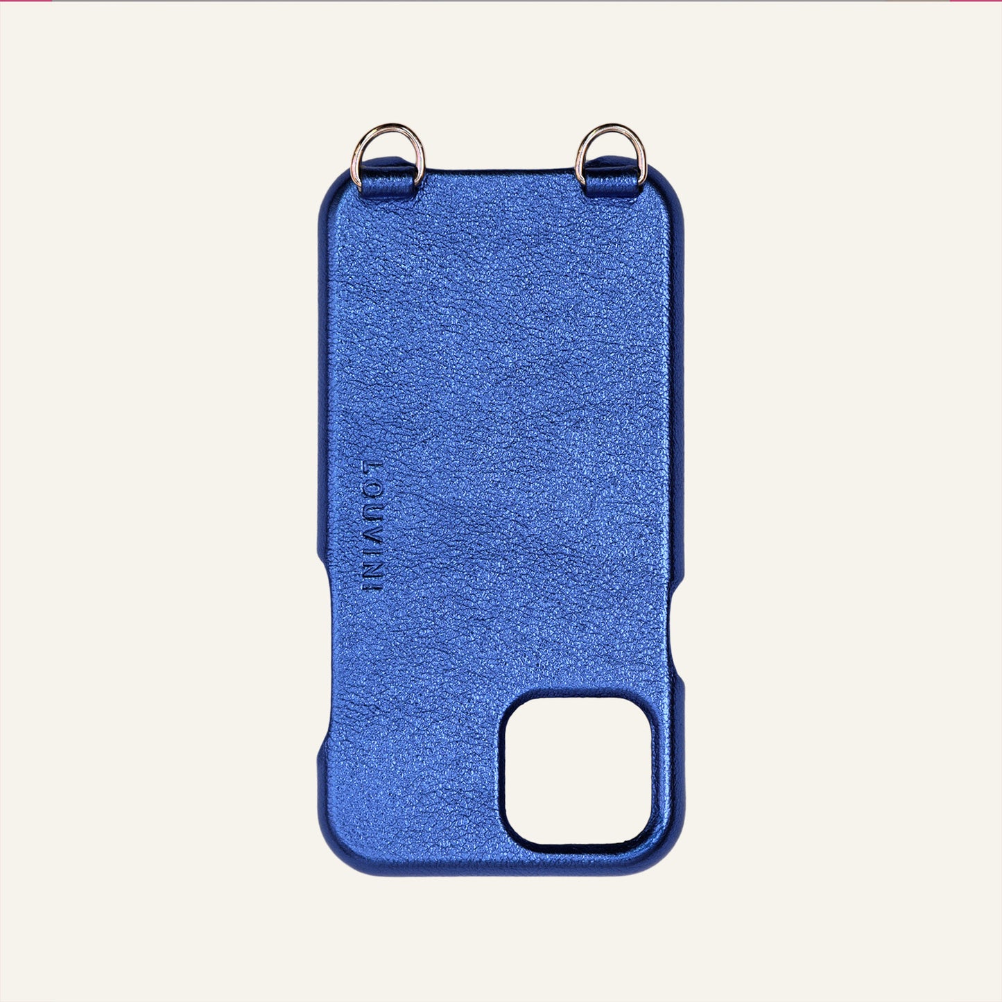 COQUE PETIT LOU BLEU METALLIQUE 12/13 MINI