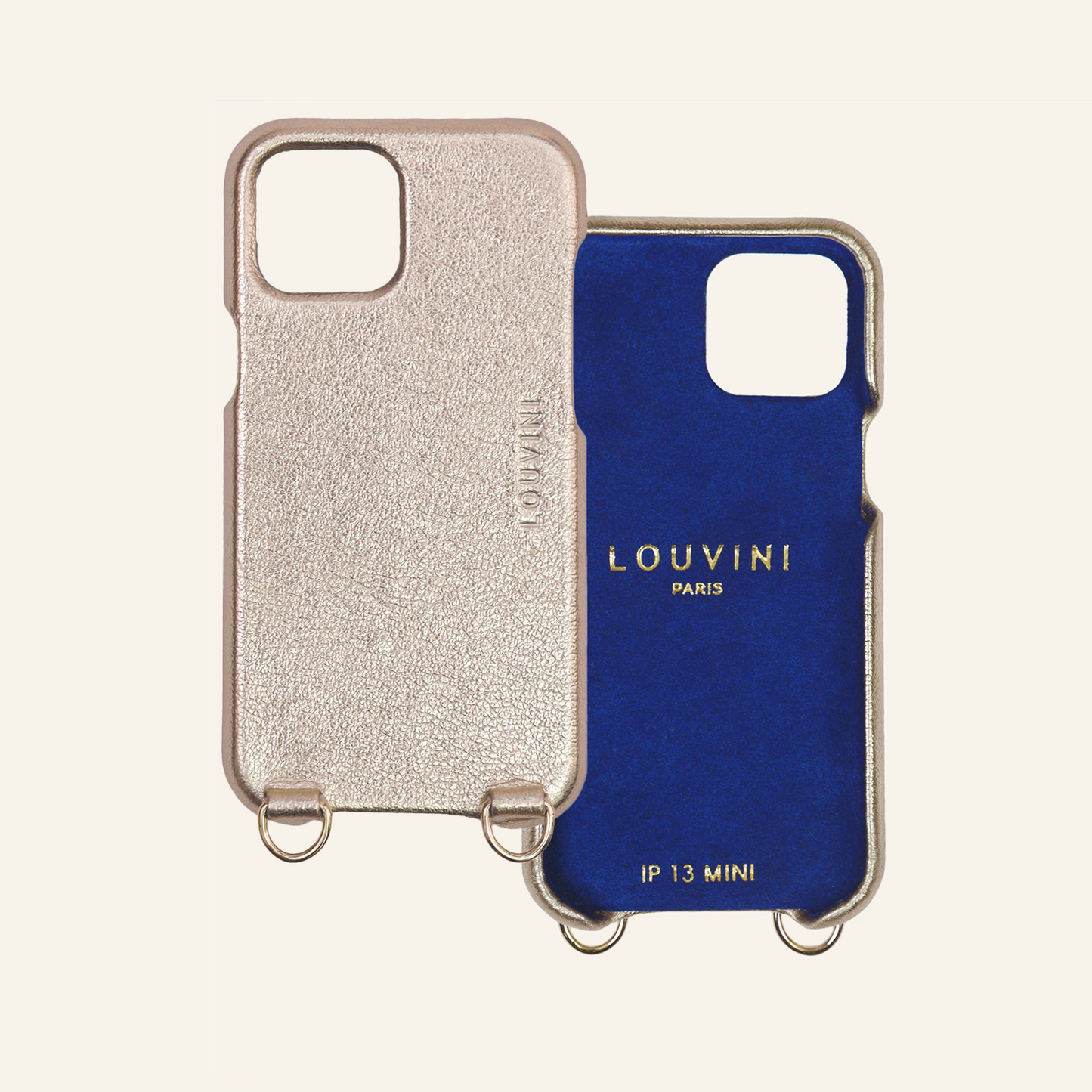 COQUE PETIT LOU DORE-ARGENTE METALLIQUE 12/13 MINI