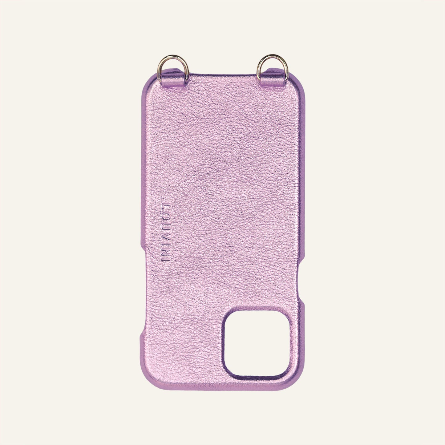 COQUE PETIT LOU ROSE METALLIQUE 12/13 MINI