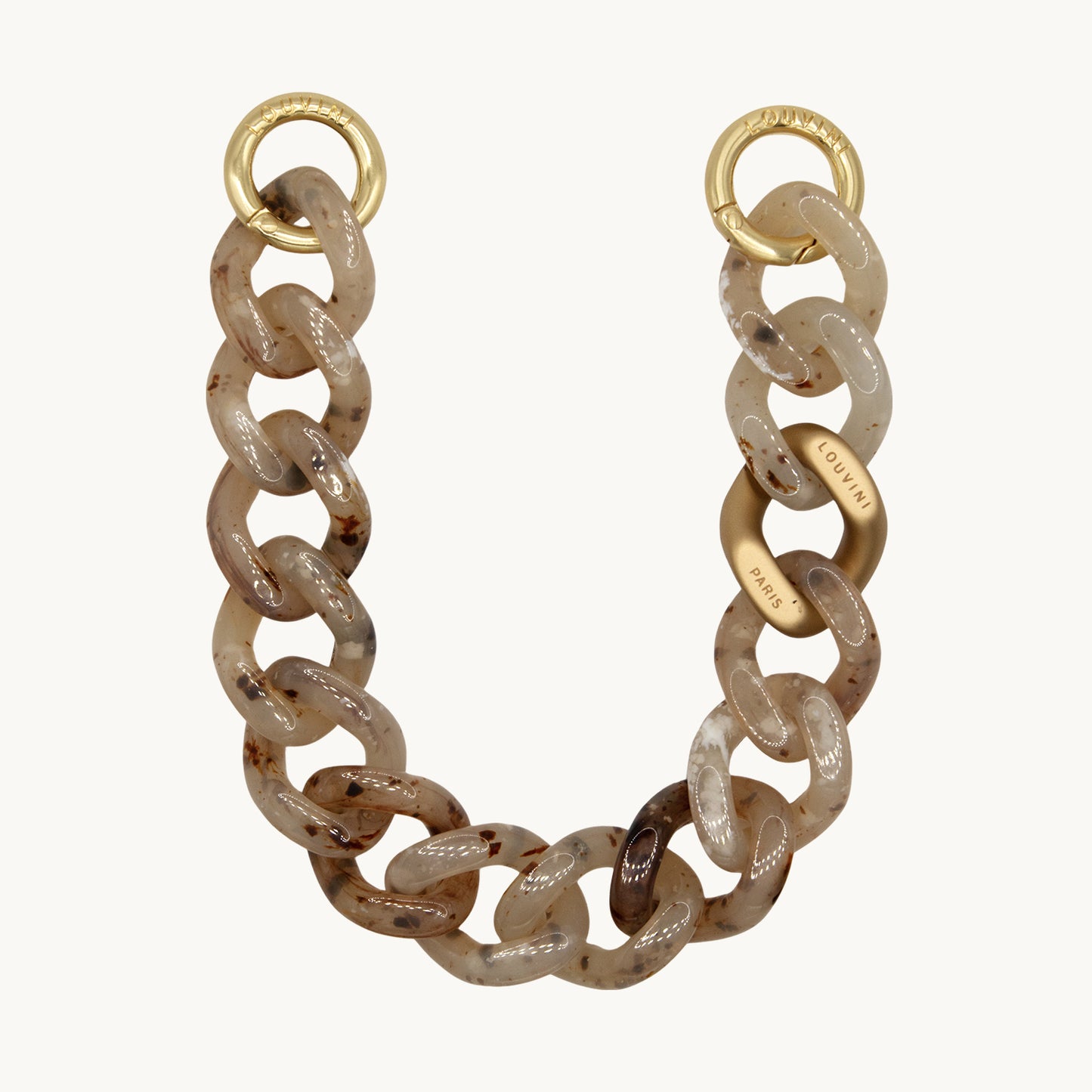 PETIT ZOE CHAIN - BEIGE TORTOISESHELL