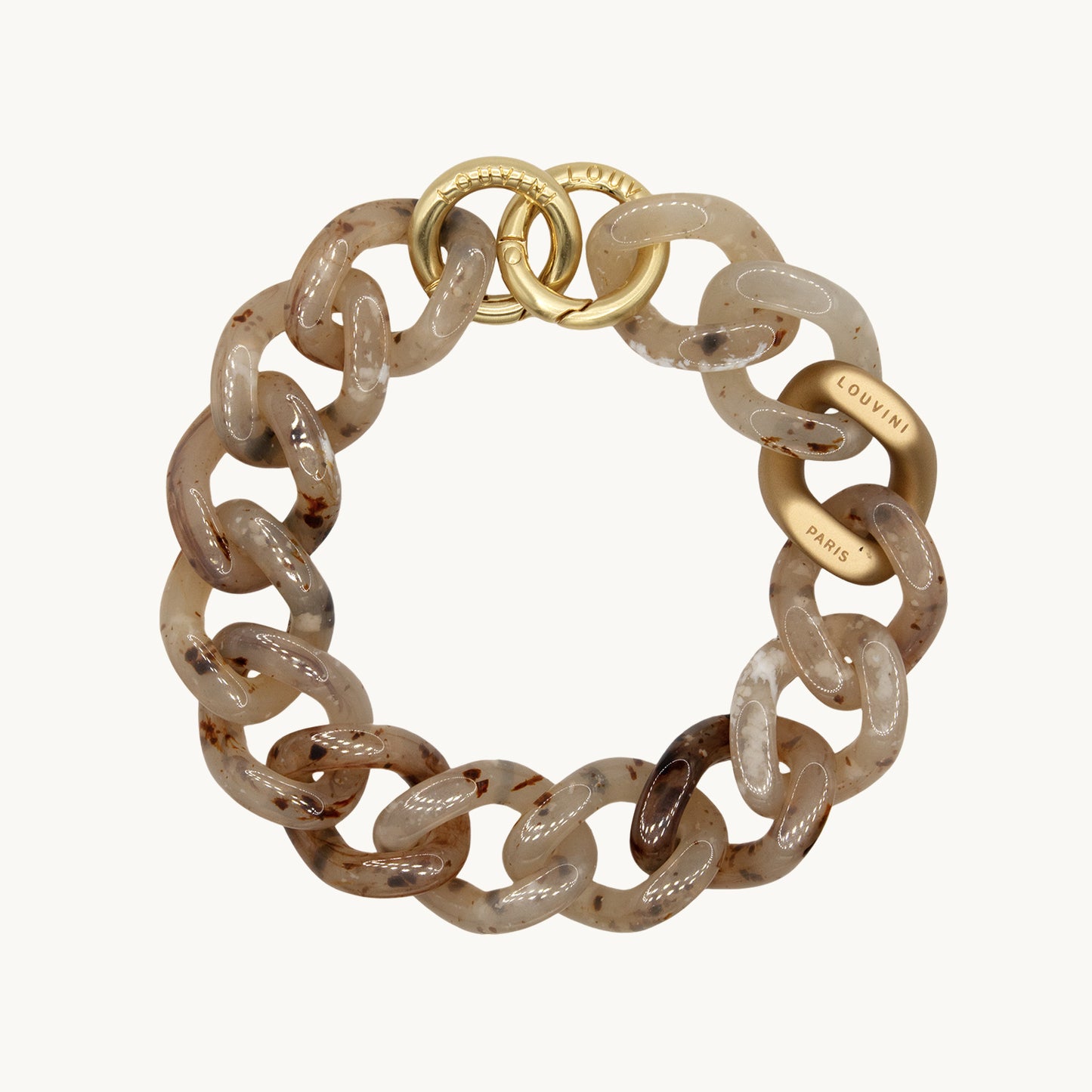 PETIT ZOE CHAIN - BEIGE TORTOISESHELL