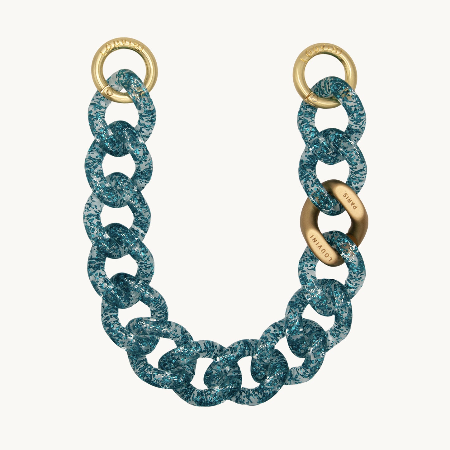 PETIT ZOE CHAIN - GLITTERY BLUE