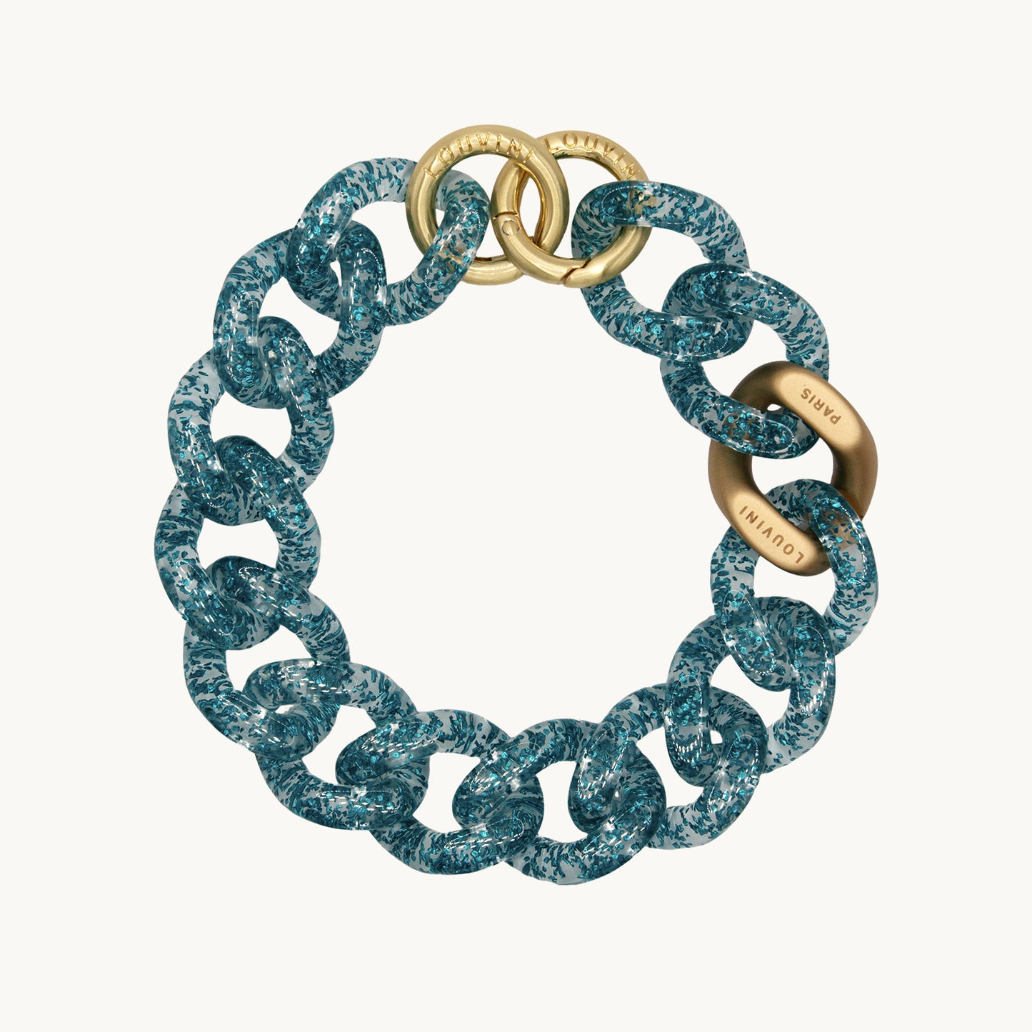 PETIT ZOE CHAIN - GLITTERY BLUE