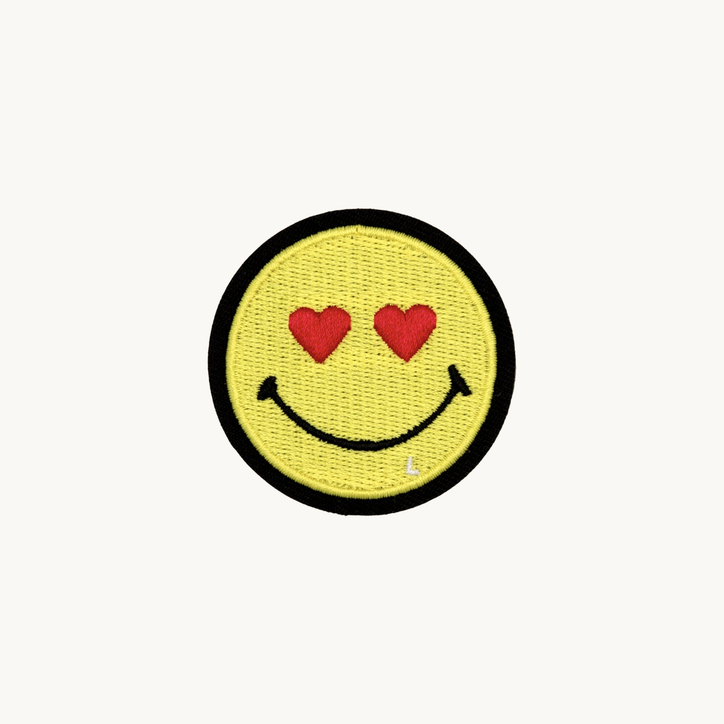 STICKER BRODÉ - SMILEY LOVE