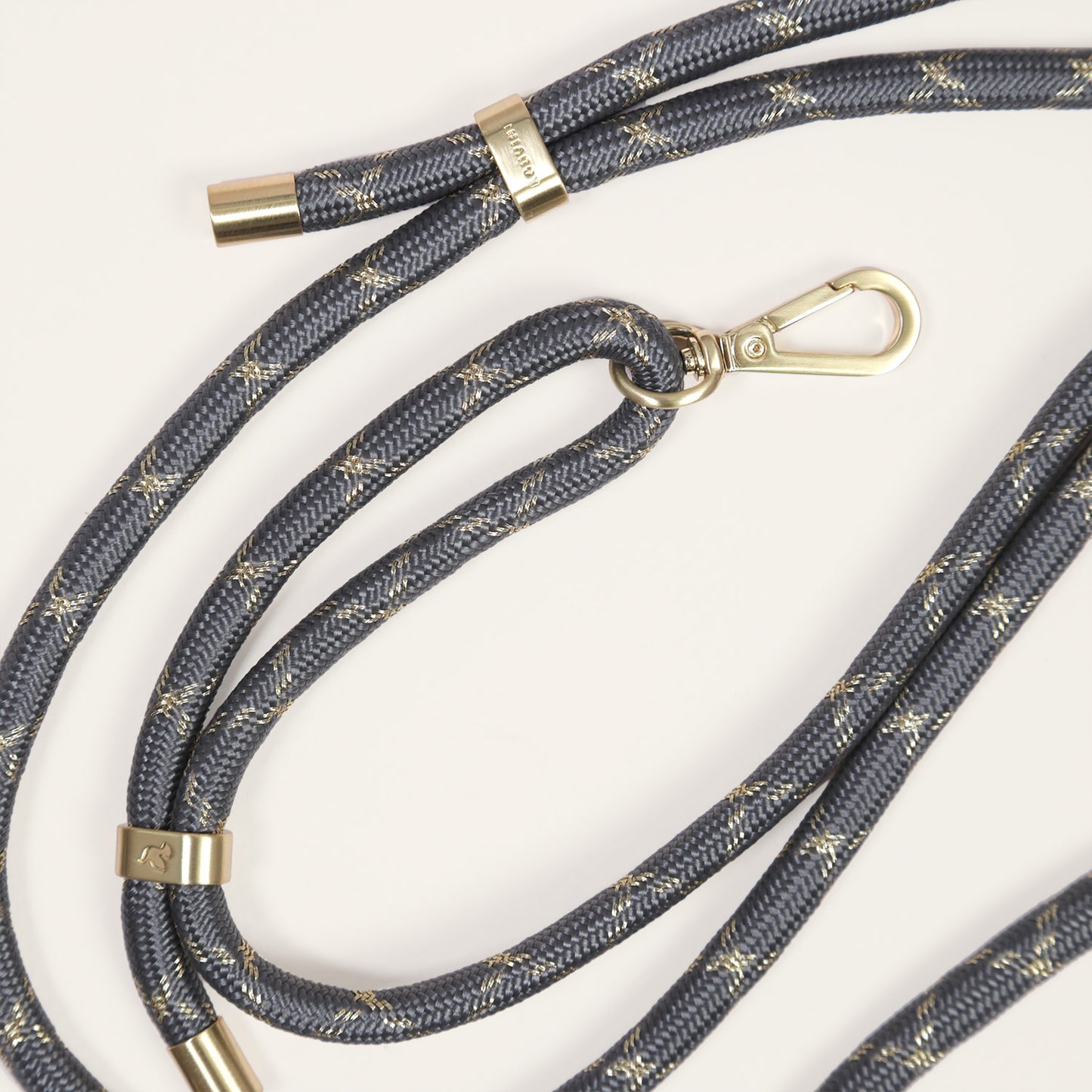 CORD TESSA ANTHRACITE-GOLD