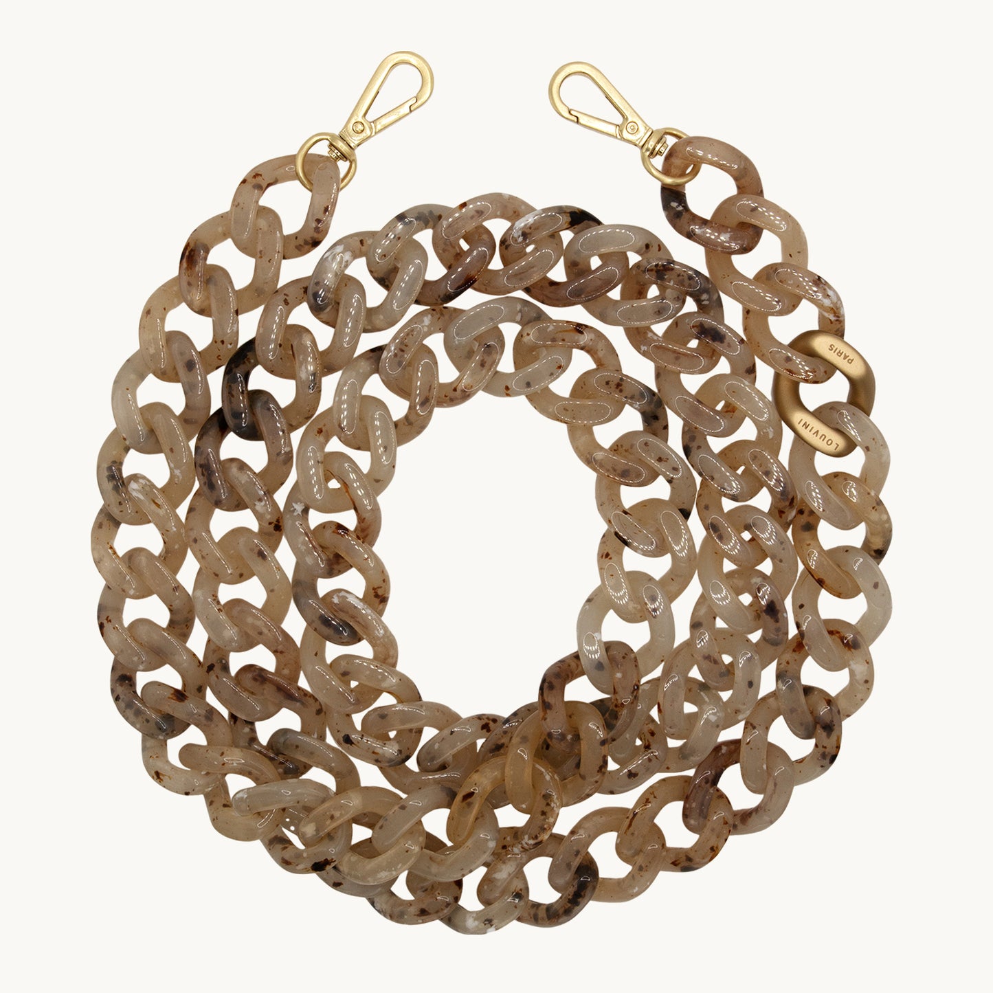 ZOE CHAIN - BEIGE TORTOISESHELL