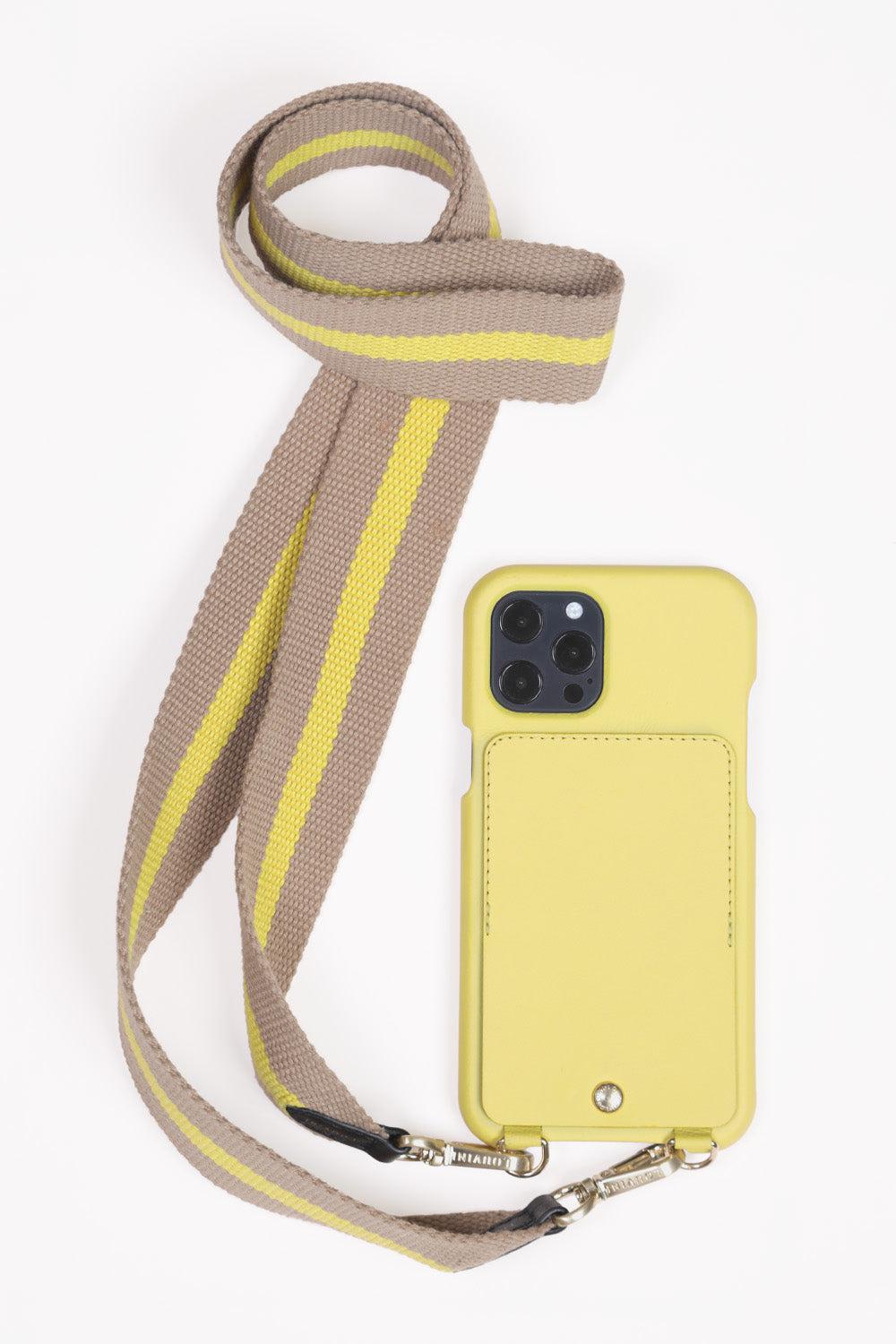 OLYMPE STRAP -  CAMEL-YELLOW