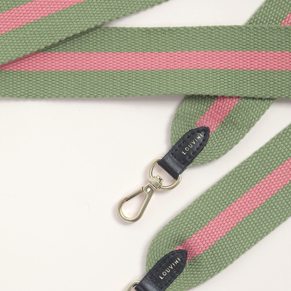 OLYMPE STRAP KHAKI-PINK